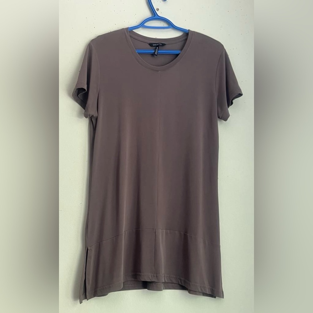 Brown Short Sleeve Tee Relaxed Fit